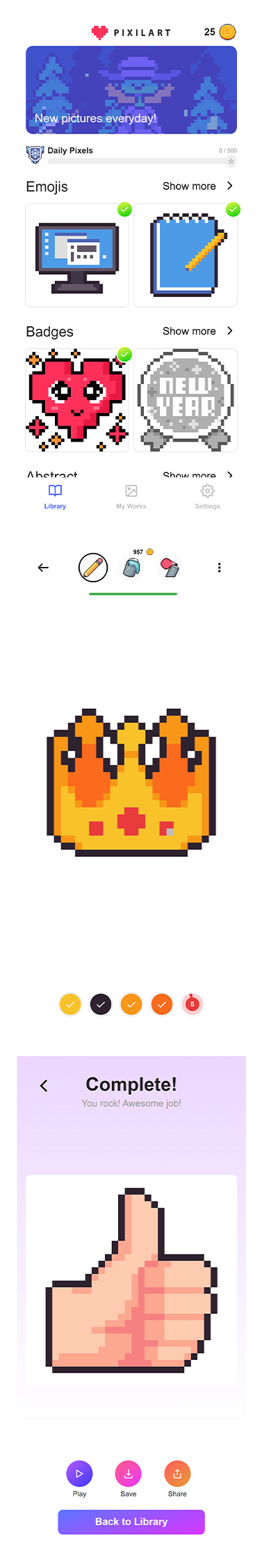 pixilnumber tablet phone app